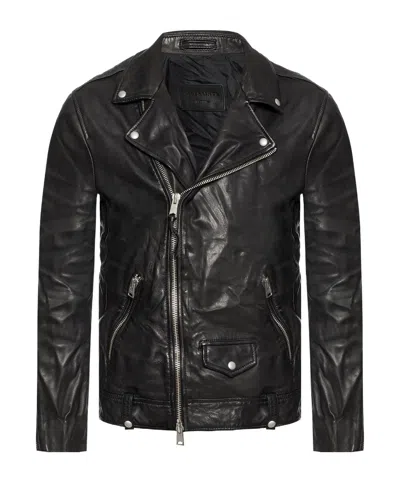 Allsaints Classic Biker Jacket In Black