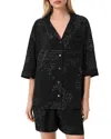 Allsaints Viscose Clem Pj Set In Black