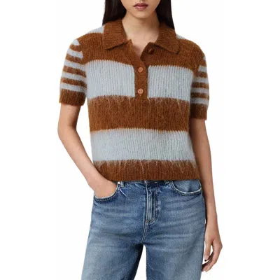 Allsaints Clem Polo Sweater In Multi