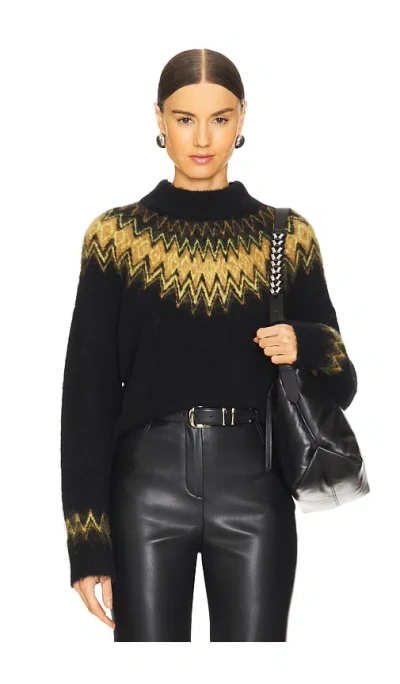 Allsaints Clyde Funnel Neck In 黑色