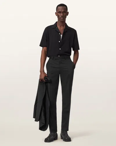Allsaints Clyston Slim Fit Pants In Black