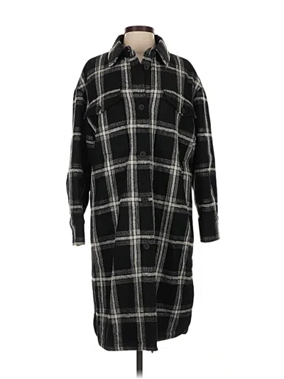 Pre-owned Allsaints Coat In Black