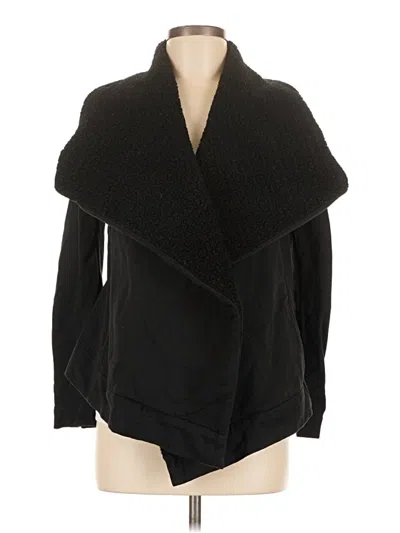 Pre-owned Allsaints Coat In Black