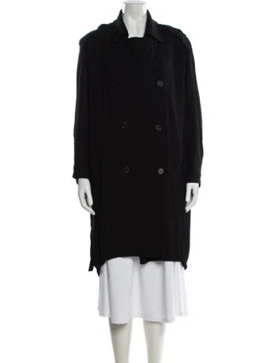 Pre-owned Allsaints Coat In Black