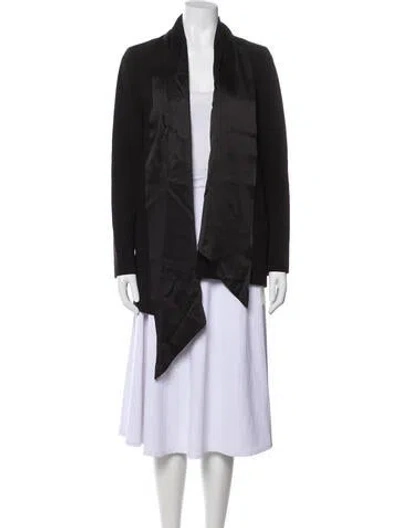 Pre-owned Allsaints Coat In Black