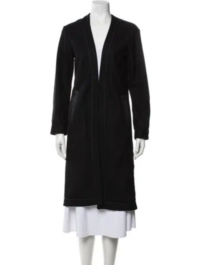 Pre-owned Allsaints Coat In Black