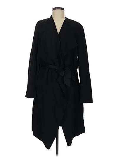 Pre-owned Allsaints Coat In Black