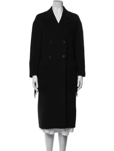 Pre-owned Allsaints Coat In Black
