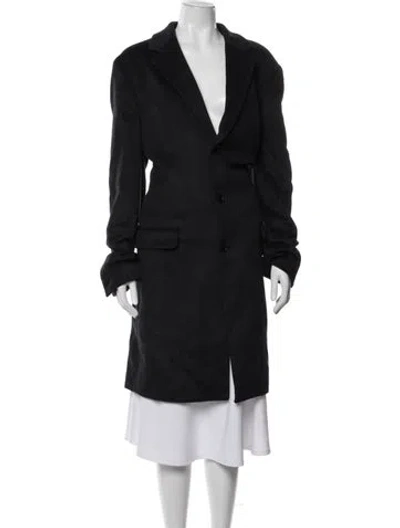 Pre-owned Allsaints Coat In Black