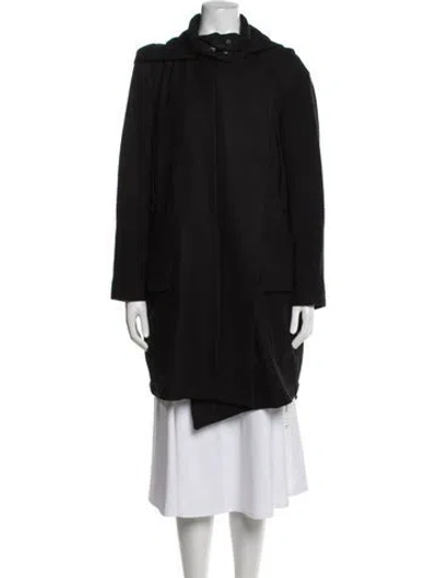 Pre-owned Allsaints Coat In Black