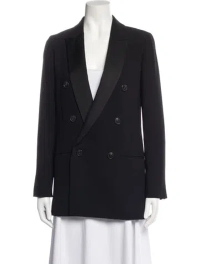 Pre-owned Allsaints Coat In Blue