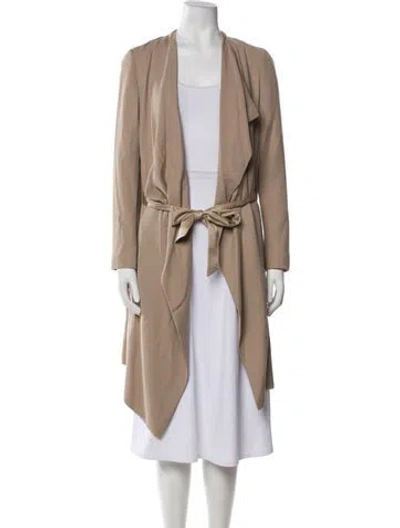 Pre-owned Allsaints Coat In Brown