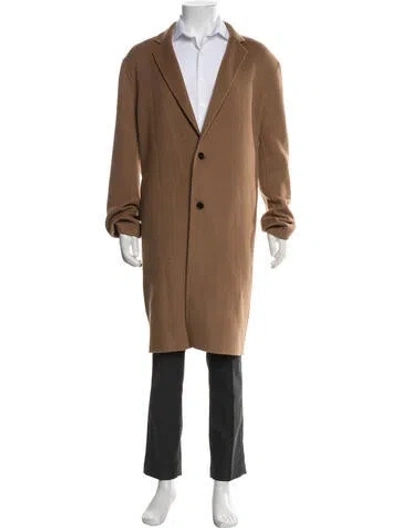 Pre-owned Allsaints Coat In Brown