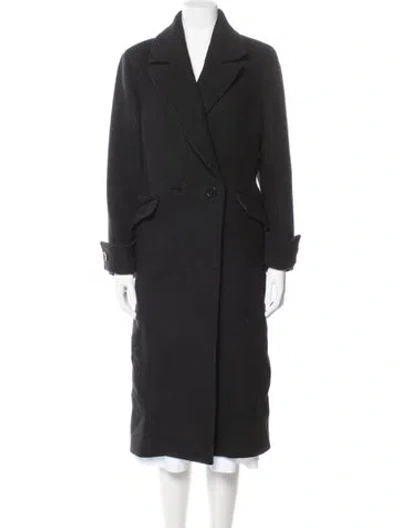 Pre-owned Allsaints Coat In Gray