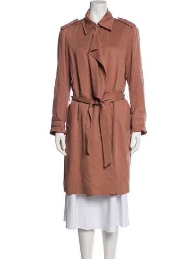 Pre-owned Allsaints Coat In Pink