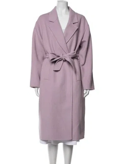 Pre-owned Allsaints Coat In Purple