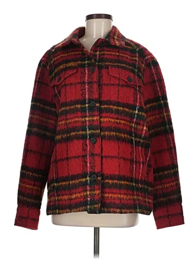 Pre-owned Allsaints Coat In Red