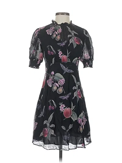 Pre-owned Allsaints Cocktail Dress In Black