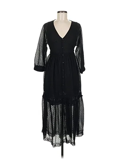 Pre-owned Allsaints Cocktail Dress In Black
