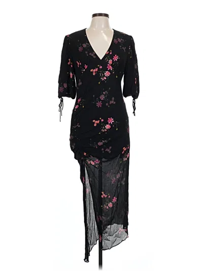 Pre-owned Allsaints Cocktail Dress In Black