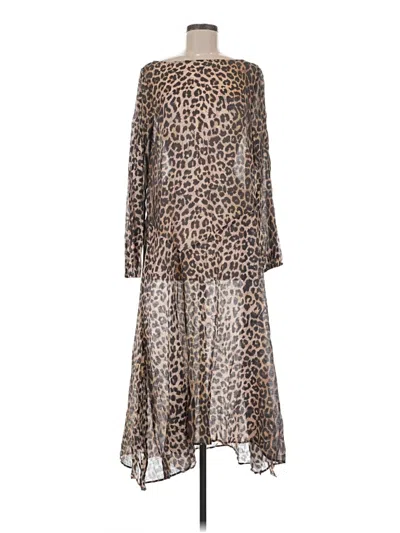 Pre-owned Allsaints Cocktail Dress In Brown
