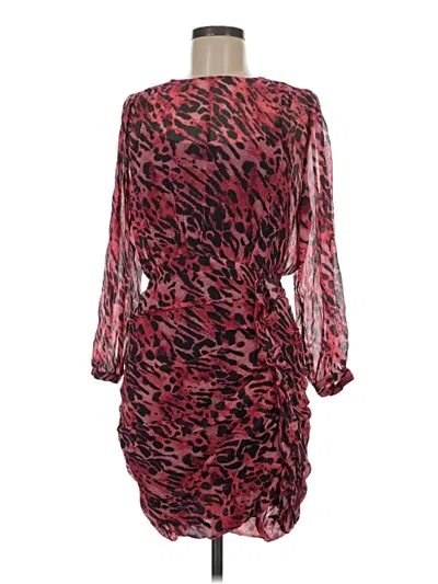 Pre-owned Allsaints Cocktail Dress In Burgundy