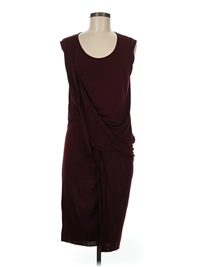 Pre-owned Allsaints Cocktail Dress In Burgundy