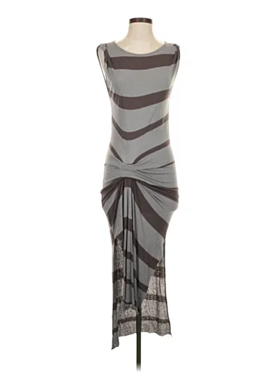 Pre-owned Allsaints Cocktail Dress In Gray