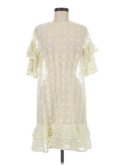Pre-owned Allsaints Cocktail Dress In Ivory