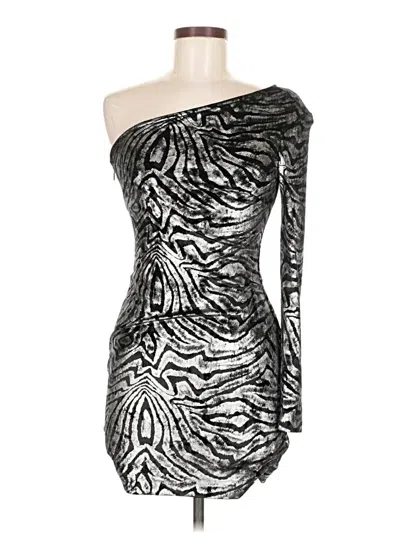 Pre-owned Allsaints Cocktail Dress In Silver