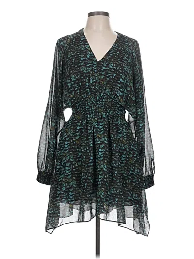 Pre-owned Allsaints Cocktail Dress In Teal
