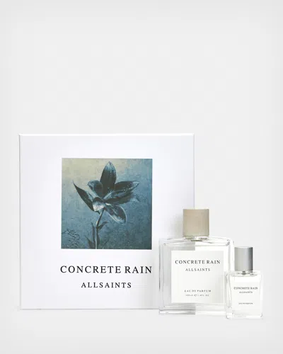 Allsaints Concrete Rain Unisex Fragrance Gift Set In White