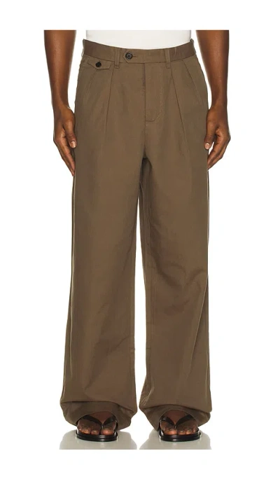 Allsaints Conway Trouser In Burgundy