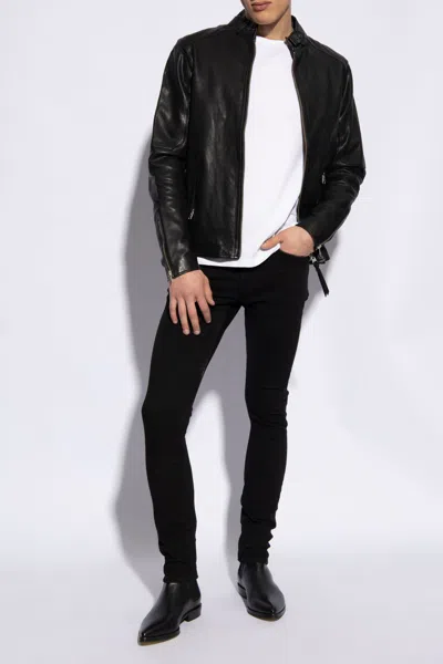 Allsaints ‘cora' Leather Jacket In Black