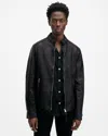 Allsaints Cora Leather Jacket, In Jet Black