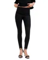 Allsaints Cora Sizeme High Rise Pull On Skinny Jeans In Black In Black