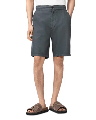 Allsaints Corbett Relaxed Fit 8.7 Shorts In Gray