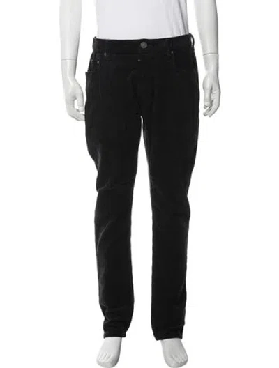 Pre-owned Allsaints Corduroy Pants In Black