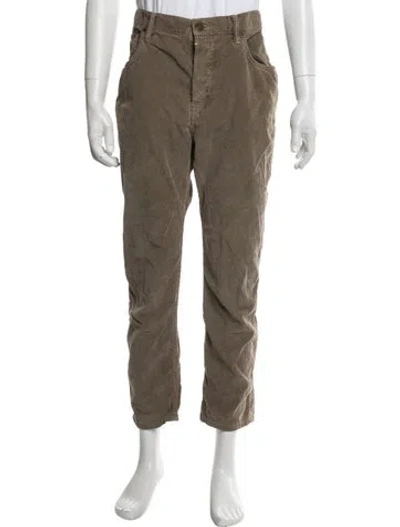 Pre-owned Allsaints Corduroy Pants In Brown