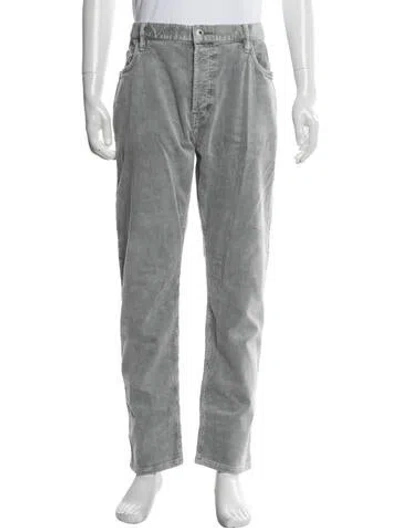 Pre-owned Allsaints Corduroy Pants In Grey