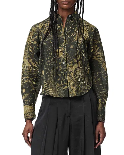 Allsaints Cory Shirt In Green