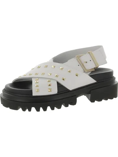 ALLSAINTS COSMO WOMENS LEATHER ANKLE STRAP 
