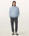 Allsaints Cotton Asher Ramskull Oversized Sweatshirt In Multi