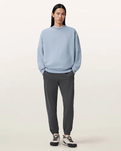 Allsaints Cotton Asher Ramskull Oversized Sweatshirt In Multi