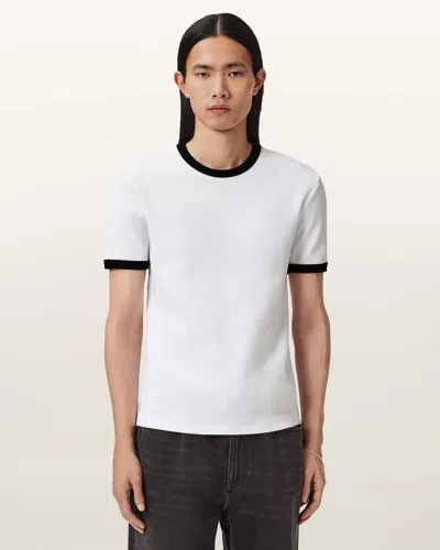 Allsaints Cotton Austin Short Sleeve T-shirt In White