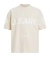 Allsaints Biggy Logo Graphic T-shirt In Beige