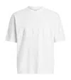Allsaints Cotton Biggy Logo T-shirt In Optic White