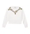 Allsaints Cotton-blend Drip Separo Sweatshirt In White