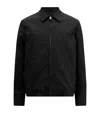 Allsaints Fenway Cotton Blend Jacket In Black