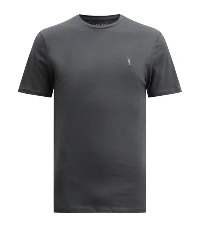 Allsaints Cotton Brace T-shirt In Grey